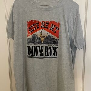 Zach Bryan Gray Graphic T-Shirt